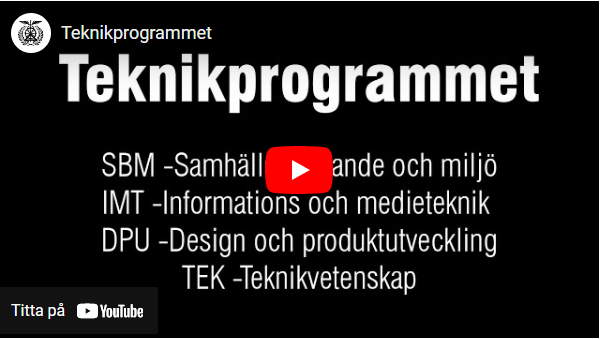 Youtube: Teknikprogrammet