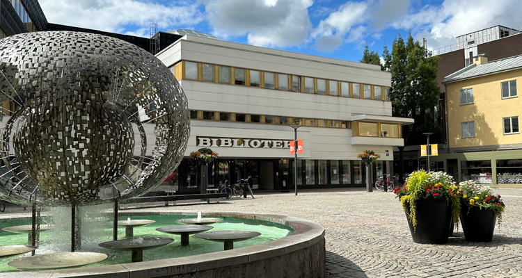 Biblioteket vid Sveatorget, Borlänge.
