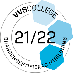 VVS-college 21/22, branschcertifierad utbildning 